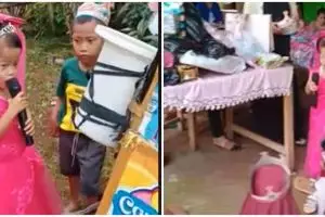 Bikin gemes, rayakan ulang tahun gadis kecil ini kejar penjual es krim