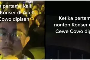 Viral penampakan konser di Aceh, area penonton cowok-cewek dipisah
