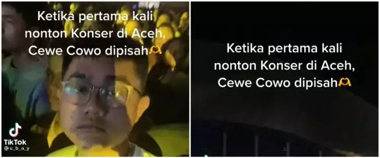 Viral penampakan konser di Aceh, area penonton cowok-cewek dipisah