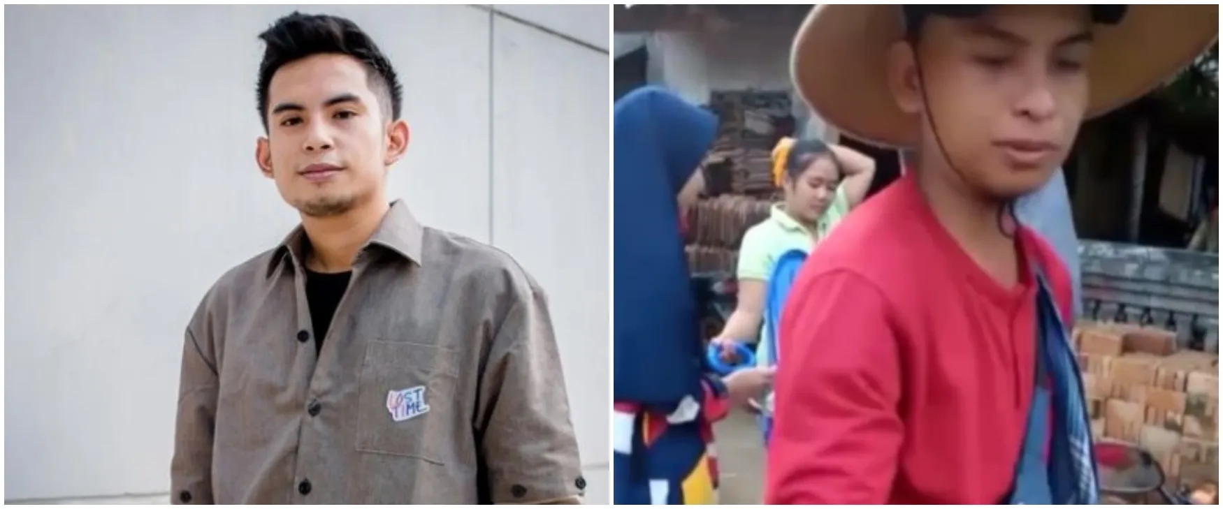 Heboh tukang jamu mirip Okin mantan Rachel Vennya, bak pinang dibelah