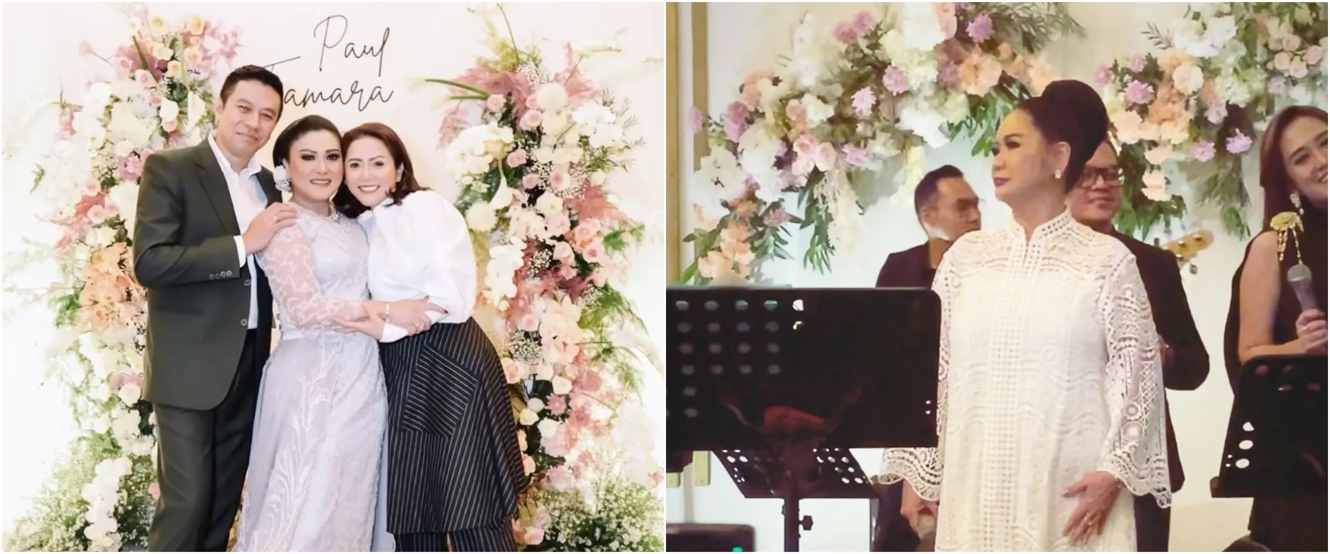 Gaya 9 seleb di pernikahan Tamara Geraldine, Yuni Shara anggun