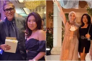 Gaya 11 seleb hadiri pernikahan Bintang Emon dan Alca, banjir komika