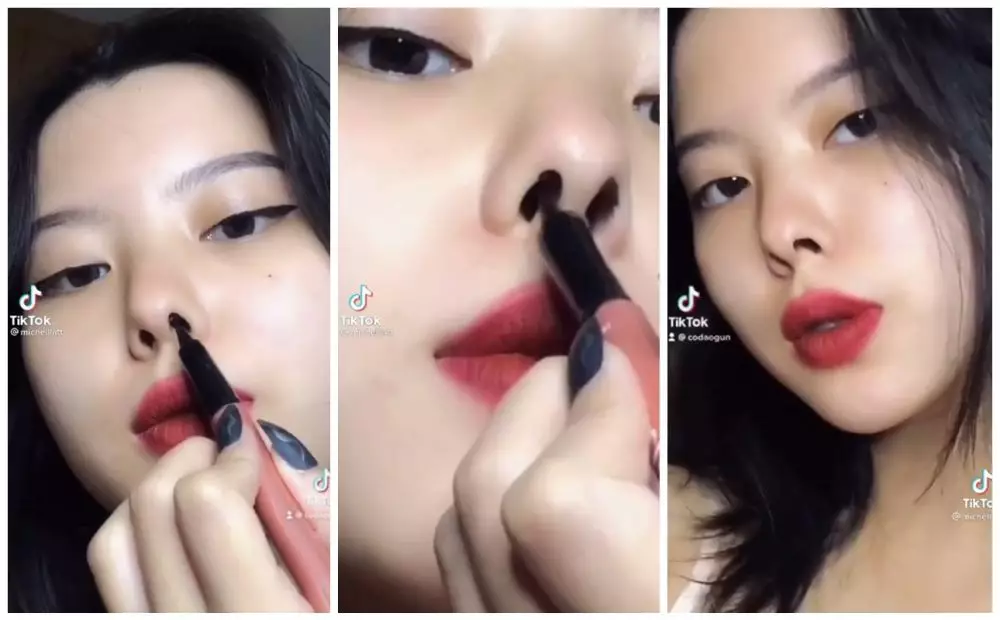makeup hack gagal © TikTok/@michelllatt