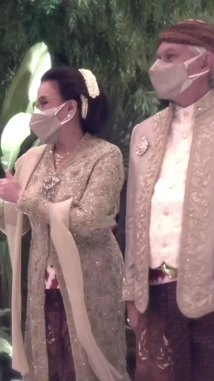 momen pernikahan putra bungsu sri mulyani © berbagai sumber