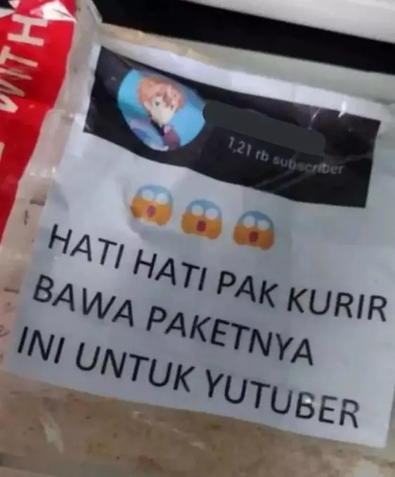 imbauan buat kurir paket lucu © berbagai sumber