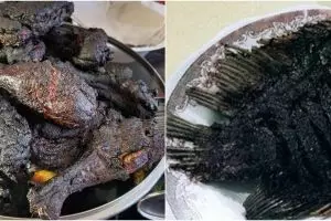 11 Momen apes memasak sampai gosong ini bikin yang lihat ngelus dada