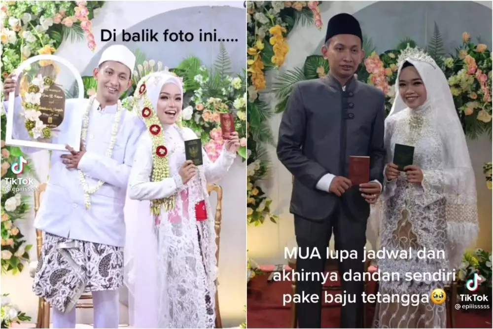 mua lupa jadwal momen akad nikah © TikTok mua lupa jadwal momen akad nikah © TikTok