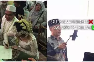 Potret penghulu berparas tampan ini viral, tamu kondangan salah fokus