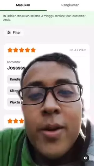 driver kesal diberi bintang lima © berbagai sumber