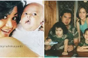 Potret lawas 9 seleb bareng anaknya yang balita, gemesin abis