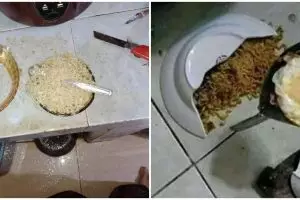 11 Momen apes pas pakai piring, bikin jadi males makan