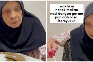 Awalnya haru lihat nenek makan nasi pakai garam, endingnya auto ngakak