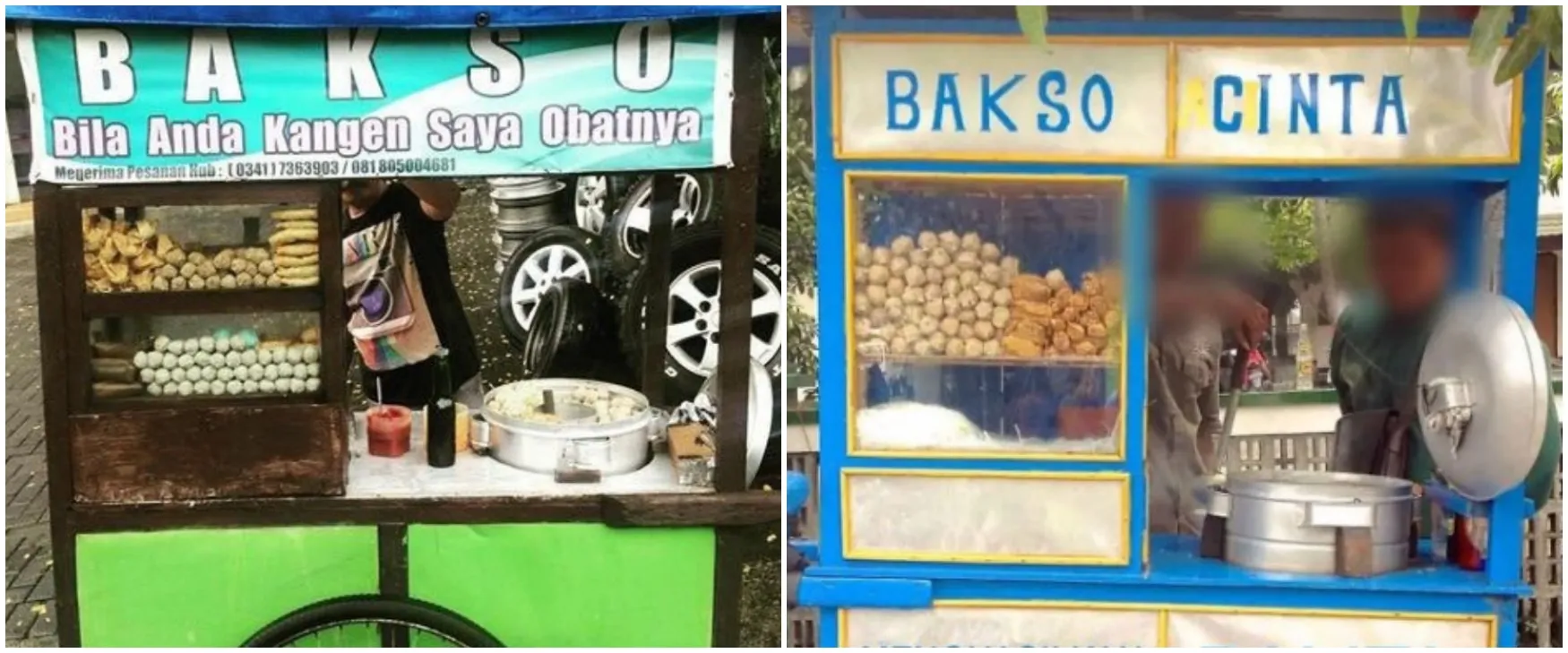 11 Tulisan lucu di gerobak bakso ini bikin pembeli nyengir lebar