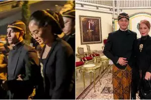 11 Momen Jefri Nichol ikut peringatan Malam 1 Sura, gagah pakai beskap