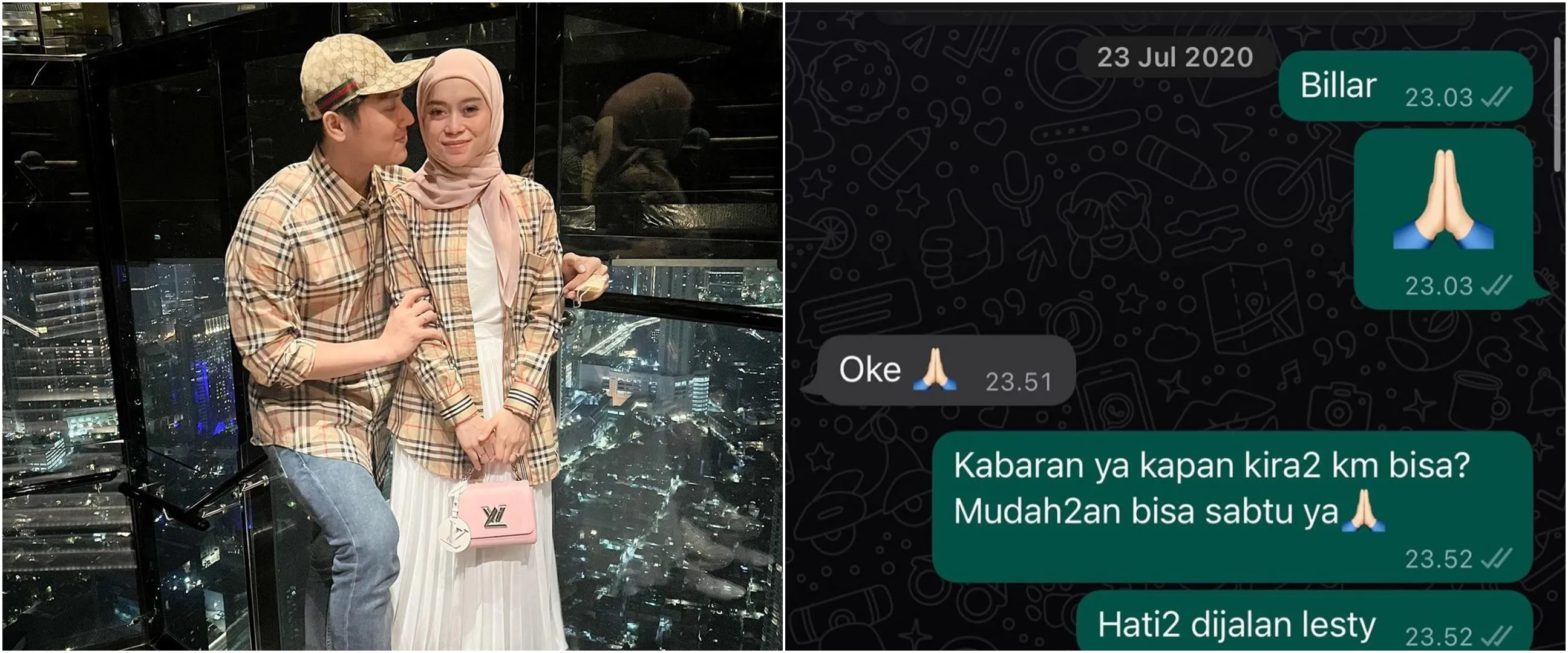 Intip chat 11 seleb saat PDKT, Thariq ajak jalan jam 2 pagi