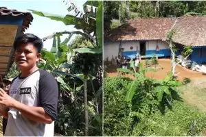11 Penampakan rumah Encuy 'Dunia Terbalik', di tengah hutan