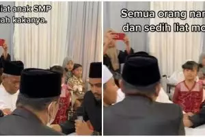 Kisah haru bocah SMP gantikan ayah jadi wali nikah kakak perempuannya