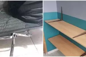 21 Momen apes salah pasang benda ini bikin garuk tembok