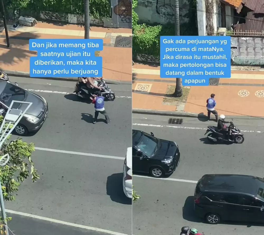 penjual koran keterbatasan fisik © TikTok penjual koran keterbatasan fisik © TikTok