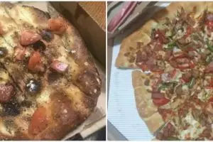 11 Potret nyeleneh potongan pizza ini bikin nggak tega mau bagi
