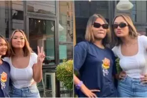 Sempat disebut mirip, ini 7 momen Kurma 'Citayam' ketemu Marion Jola