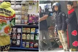 11 Potret lucu baju dipakai di tempat umum, bikin heran