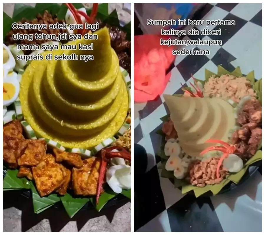 rayakan ulang tahun adik © TikTok/@yaya.022 rayakan ulang tahun adik © TikTok/@yaya.022