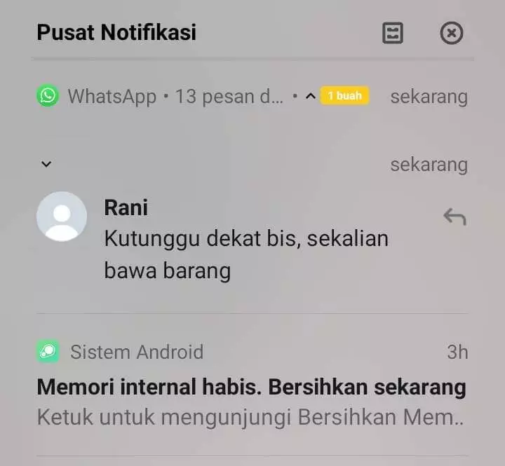 meme ruang penyimpanan habis © berbagai sumber