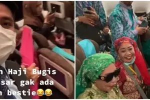 Jemaah haji Makassar pulang pakai baju adat, aksinya bak fashion show