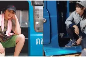 Gaya 9 seleb jadi ‘sopir’ angkot, Ussy Sulistyawati tetap modis