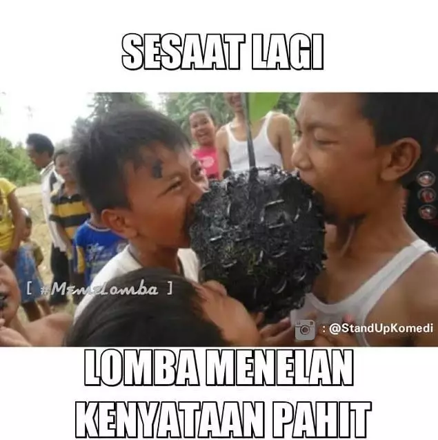 Ekspresi konyol ikuti lomba 17-an Berbagai sumber