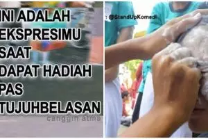 15 Ekspresi konyol ikuti lomba 17-an ini bikin geleng-geleng kepala