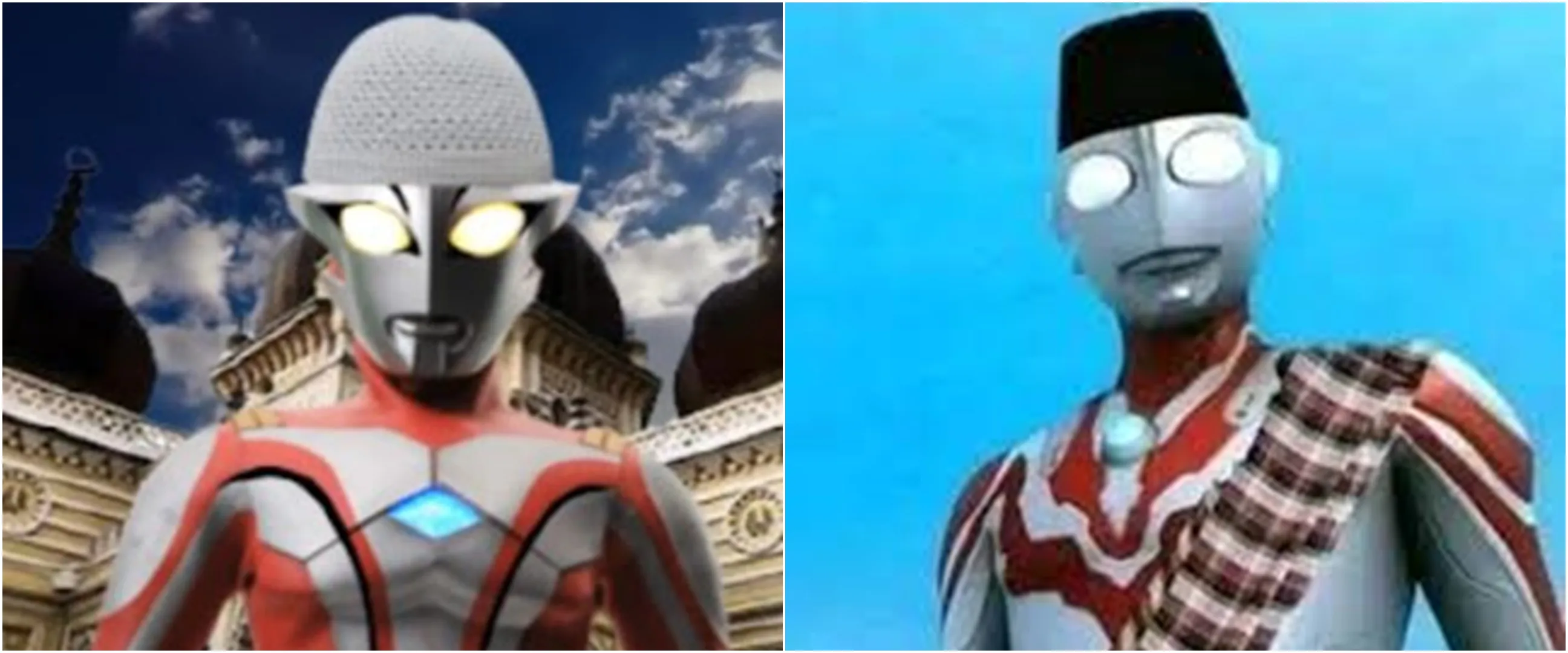 11 Editan foto lucu andai Ultraman jadi orang Indonesia, ada-ada aja
