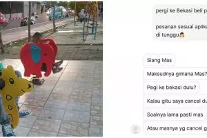 11 Chat lucu pelanggan ojek online nggak bisa diajak bercanda, kocak