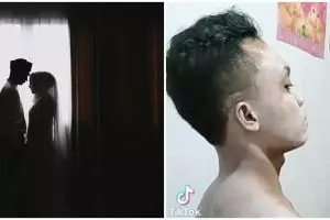 MUA rias tubuh pengantin pria pakai foundation, hasilnya tak terduga