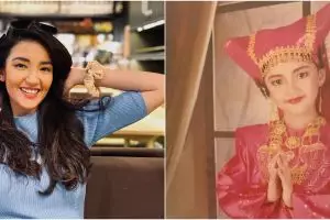 Potret masa kecil 9 pesinetron pakai baju adat, imutnya bikin gemas