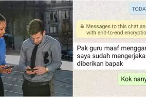 11 Chat lucu guru dan murid saat sekolah online, bikin geleng kepala