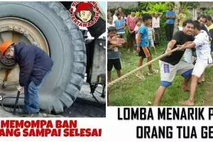 19 Meme kocak macam-macam lomba 17-an ini bikin tepuk jidat