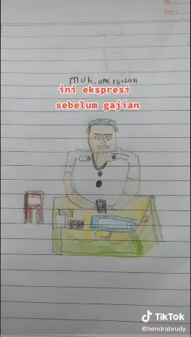  Lukisan siswa kreatif Tiktok