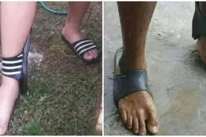 11 Momen apes orang pakai sandal, kamu pernah mengalami?