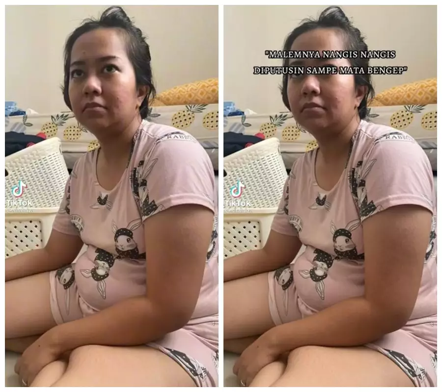 patah hari wanita ini glow up © TikTok/@sitaluiza patah hari wanita ini glow up © TikTok/@sitaluiza