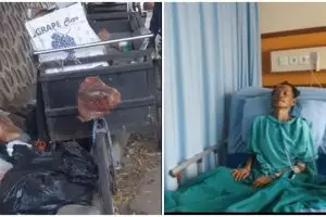 Sakit dan tidur di kolong jembatan, kondisi pria ini bikin nyesek 