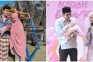 Momen akikah anak Ria Ricis dan Teuku Ryan, umumkan nama sang putri