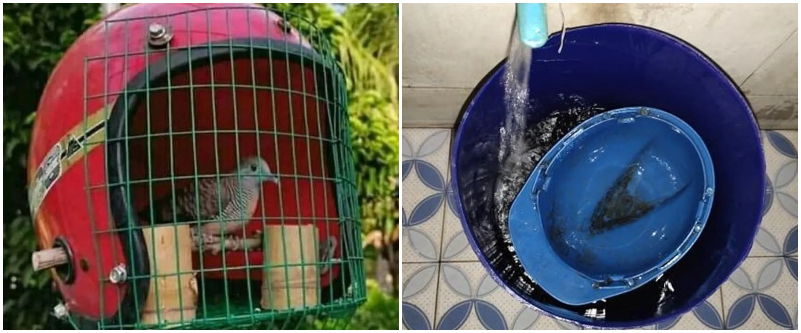 11 Lifehack pakai helm ini idenya bikin nggak habis pikir