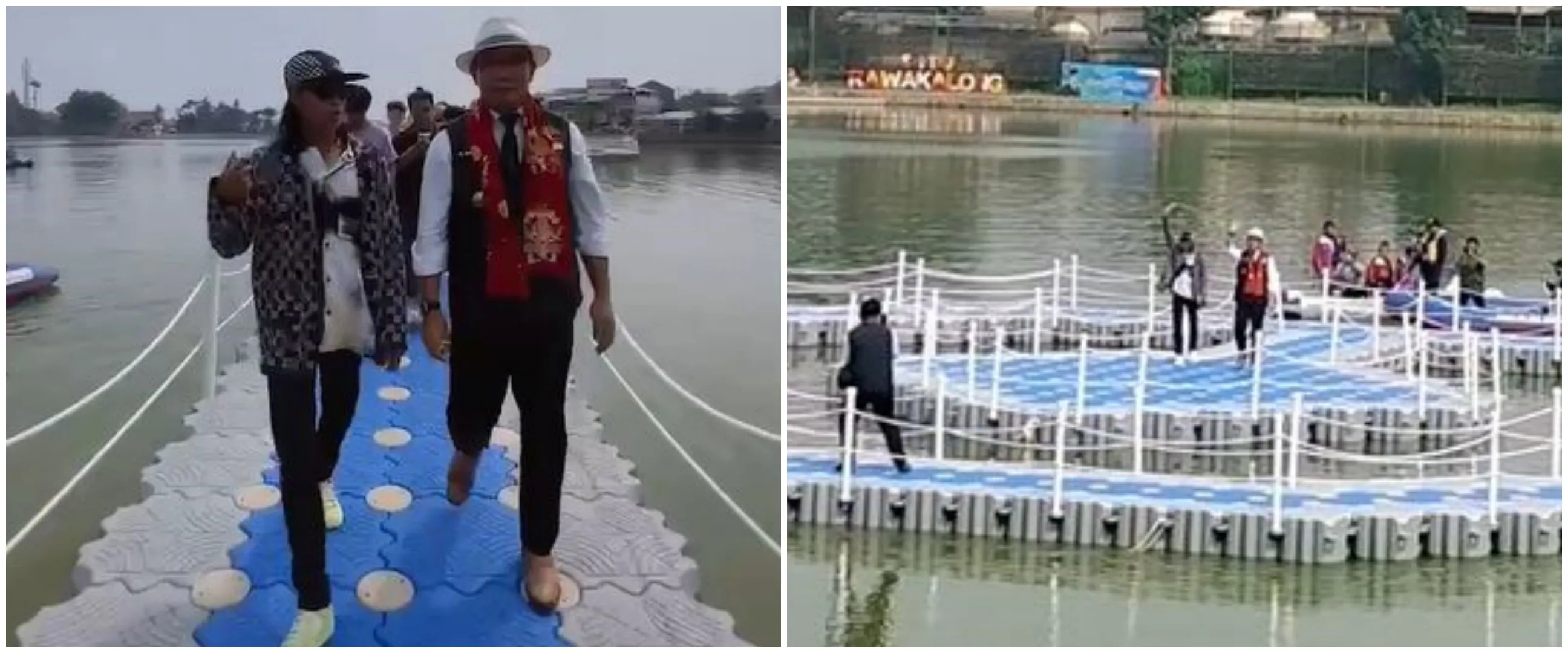 7 Momen Ridwan Kamil dan Bonge catwalk di panggung Situ Rawa Kalong