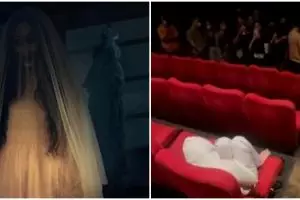 Dikira pingsan nonton Pengabdi Setan 2, wanita ini ternyata ketiduran