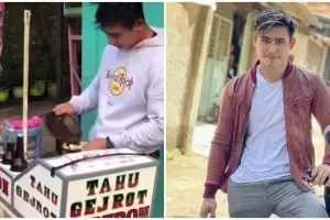 9 Potret tukang tahu gejrot tampan, bikin pembeli gagal fokus
