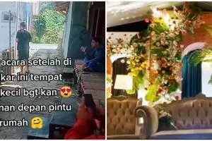 9 Potret transformasi dekorasi pernikahan di gang sempit, bikin takjub