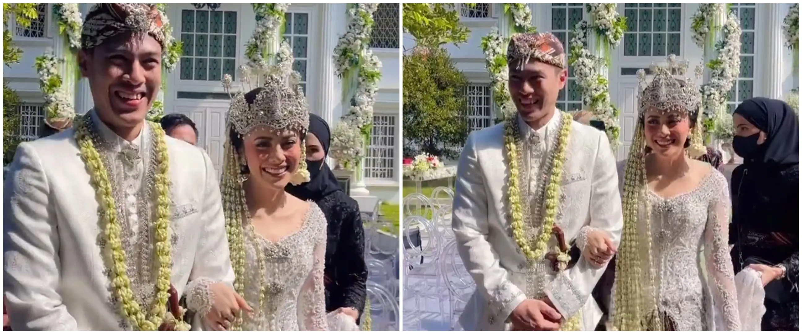 11 Momen pernikahan Shesar Hiren Rhustavito, Chico Wardoyo joget heboh
