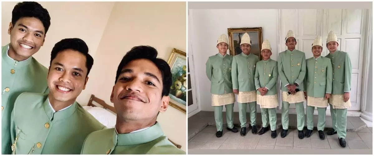 7 Potret pebulu tangkis jadi groomsmen nikahan Shesar Hiren Rhustavito